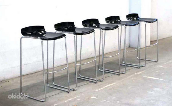 Дизайнерские барные стулья, 5 шт. (фото #1)
