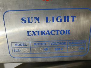 Tööstuslik kuivati Sun light extractor model: SLE-36 (7 foto / 8)