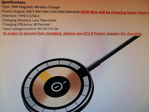 Magnet charging max65w uus. pakendis (5 foto / 6)