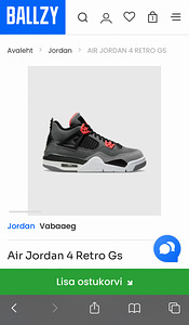 Jordan 4 Retro Infrared (3 foto / 3)