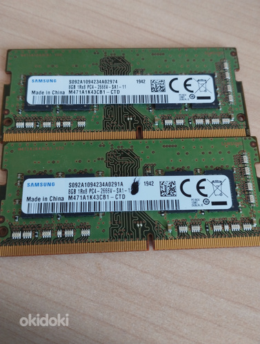 RAM ddr4 sülearvuti jaoks 16 gb