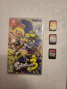 Splatoon 3, Snipperclips, Super Mario Maker 2, Lets go Eevee (1 foto / 1)