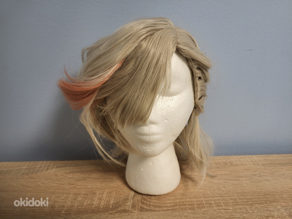 Genshin lyney kosplei parukas, Линей косплей парик, wig
