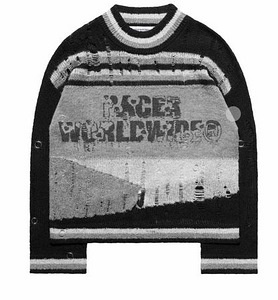Racer WorldWide Distressed Knit Sweater (1 foto / 1)