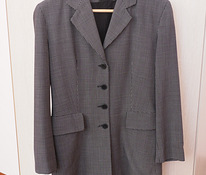 Элегантный женский пиджак, размер 36/38, цвет серый
