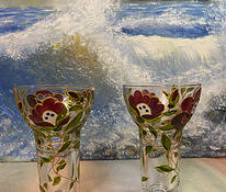 "Vitraažimaal - Lilled" 2 klaasist vaasi