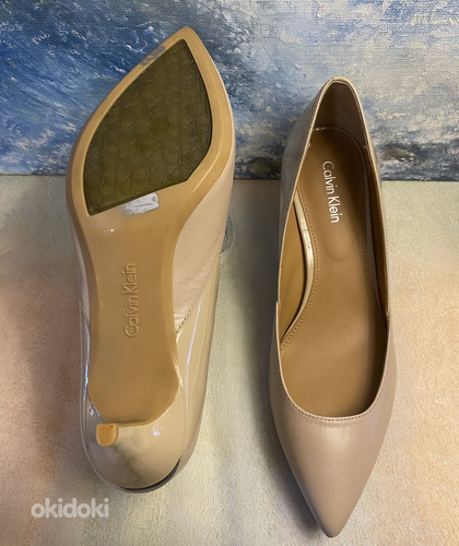 "Calvin Klein" туфли бежевого цвета, размер 35 (36), US 6 (фото #3)