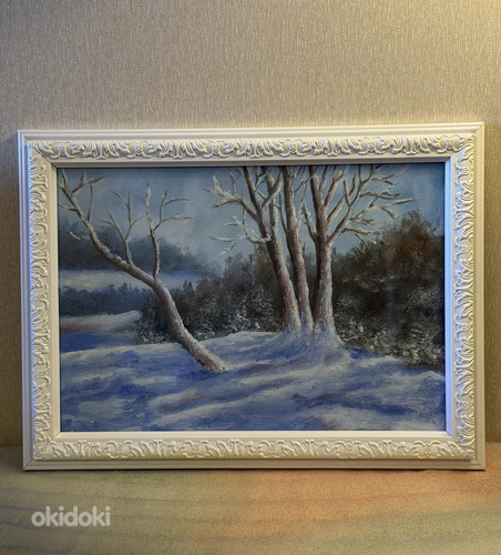 "Деревья зимой" Николай Шошин, 2018-2021, холст, масло