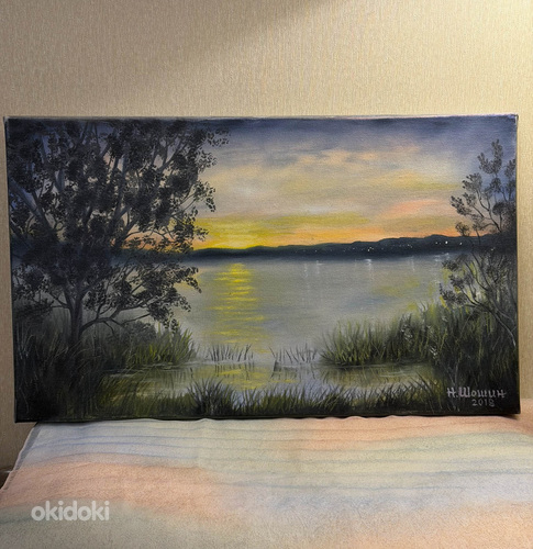 "Koit" Nikolai Shoshin, 2018, õli, lõuendil, 30.0 x 50.0 cm