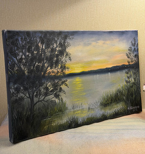 "Koit" Nikolai Shoshin, 2018, õli, lõuendil, 30.0 x 50.0 cm (2 foto / 6)