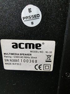 Multimedia колонка ACME (2 фото из 2)