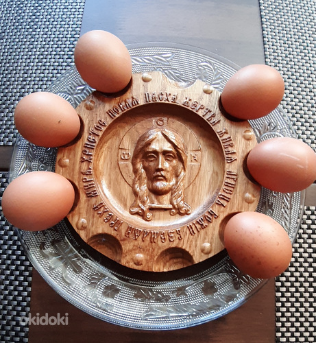 Подставка для пасхальных яиц "Христос Воскрес" (фото #3)