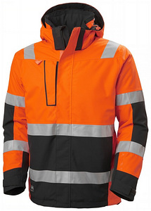 Helly Hansen ALNA 2.0 зимняя куртка HI VIS CL3, оранжевый / черный XL