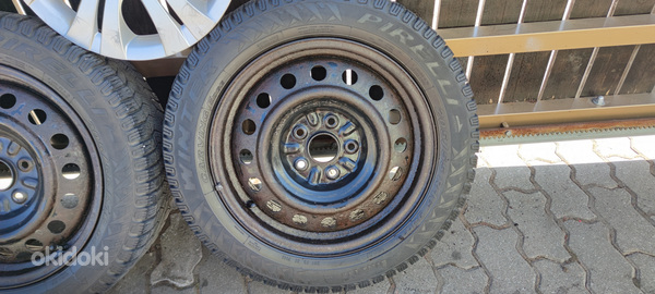 Легкосплавные диски 5x114.3 Toyota+205/55R16 шина (7 мм) (фото #4)