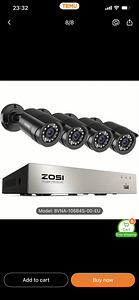 Veekindel CCTV videovalve süsteem – 4 kaamerat + 512GB mälu (1 foto / 3)