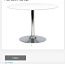 Обеденный стол Actona Ibiza, белый/хром, 1100 мм x 1100 мм x (фото #1)