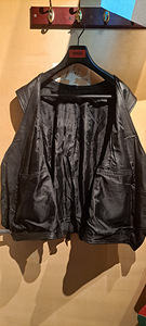 Nahk vest (suur suurus) (5 foto / 5)