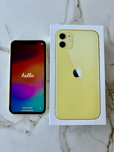 iPhone 11, 256GB, желтый