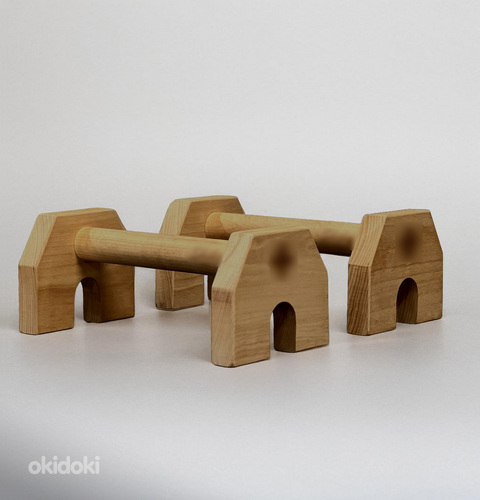 Puidust Paralletsid Magneetidega koduseks treeninguks