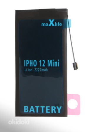 Аккумулятор Maxlife для iPhone 12 mini 2227 мАч (фото #2)