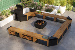 Grill Tulesaar (XL) Aiamööbel Välimööbel Terrassimööbel (2 foto / 10)