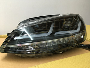 FULL LED HEADLIGHTS VW GOLF VII, esituled (2 foto / 7)