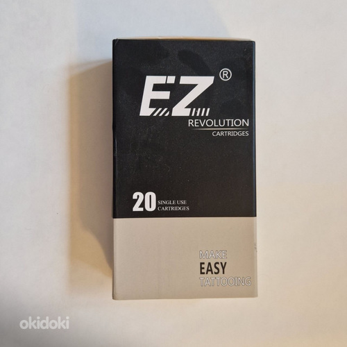 Tätoveerimiskassetid EZ Revolution RC1001RL 1-Liner-0.30 mm 60tk.