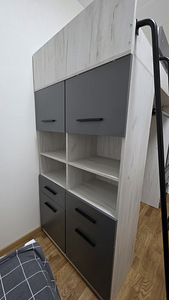Lastetoa mööblikomplekt (voodi, laud, kapid) (2 foto / 2)