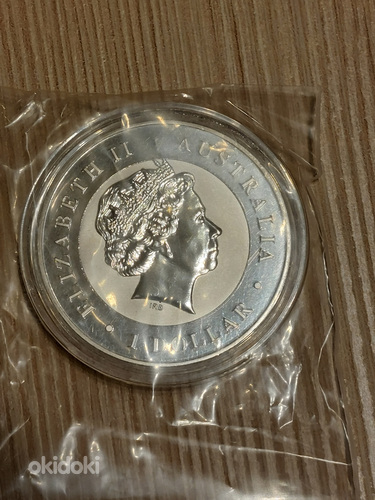 Копия серебрянной монеты . (фото #2)