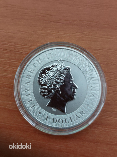 Копия серебряной монеты . (фото #2)