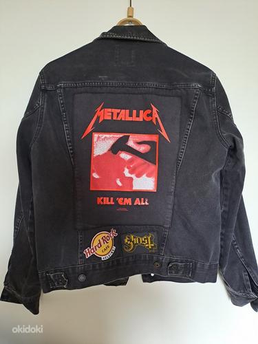 Продам джинсовую куртку metallica kill 'em all (фото #1)
