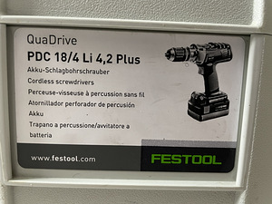 FESTOOL PDC 18/4 akulööktrell makita dewalt metabo akutrell (3 foto / 3)