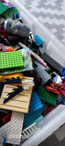 Полная коробка блоков LEGO, около 70 л (фото #10)