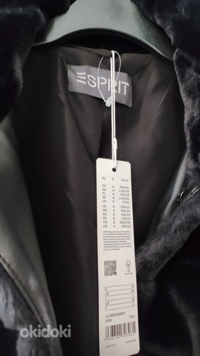 Новый! ESPRIT шуба, меховая куртка, пальто М (фото #5)