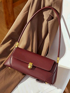 Uus! Stiilne käekott, burgundy brown (2 foto / 3)