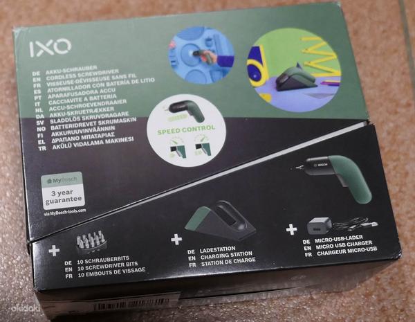 Bosh IXO новый аккумуляторный шуруповерт, в упаковке (фото #1)