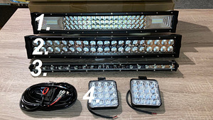 LED BAR 540W, 105cm, kumer (1 foto / 1)