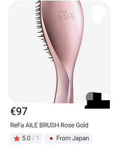 ReFa AILE BRUSH esmaklassiline Jaapani juuksehari (2 foto / 10)
