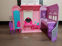 Barbie maja, nukk ja riided