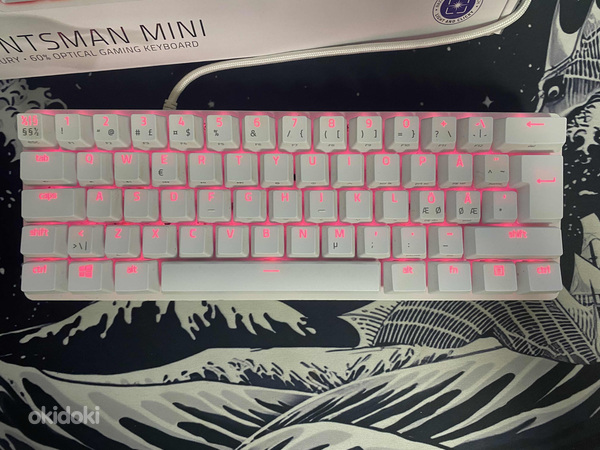 Müüa klaviatuur Razer Hunstman Mini Mercury 60% (foto #2)