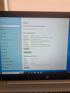 HP EliteBook 850 g5 (4 foto / 5)