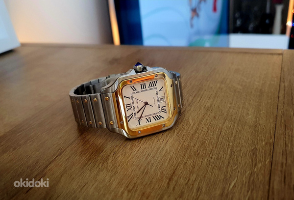 Новые мужские часы Cartier Santos (фото #2)