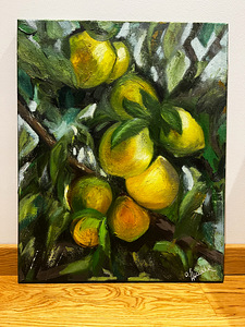 Картина маслом «Лимоны»