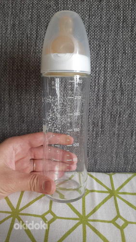 Бутылочка NUK, стекло со стильным дизайном (фото #2)