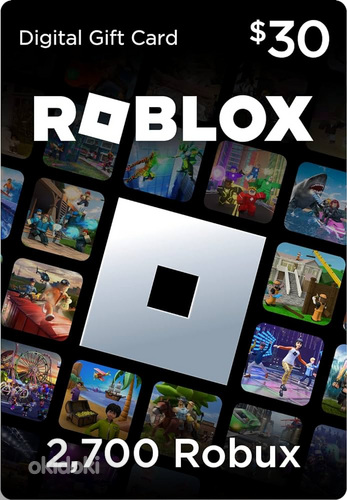 !Роблокс Гифт Карта-Roblox Gift Card 2700 robux! (фото #1)