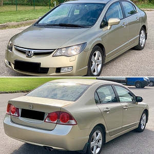 AUTORENT HONDA CIVIC LPG gaas WOLT BOLT FOOD FUDY (5 foto / 10)