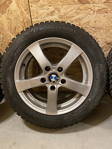 BMW 5x120 205/55/R16 talverattad lamelliga (3 foto / 10)