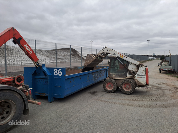 Вывоз мусора, мультилифт, контейнер 15,20,30,40m3, Multilift (фото #5)