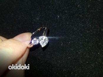 Swarovski kristallidega sõrmus kullatud uus (foto #1)