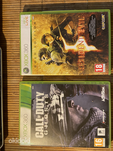 Xbox360 2 игры Call of Duty и Resident Evil (фото #1)